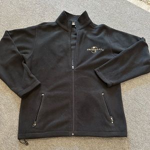 Men’s Universal Studios Zip Front Sherpa Jacket with Pockets